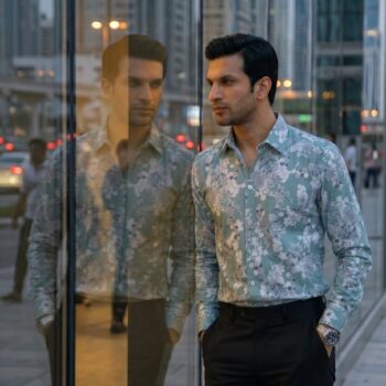 Stylish Floral Print Shirt Casual Fashion Wear