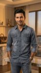 Premium Denim Shirt Stylish Casual Wear for Men